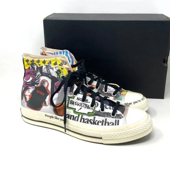 Converse Chuck 70 Shoes High Top Canvas Multicolor Women's Size Sneakers 170680C - Picture 7 of 11